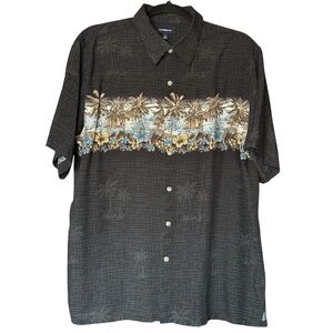Croft & Barrow | Men’s Short-Sleeve Button-Down Hawaiian Shirt | Size Large EUC